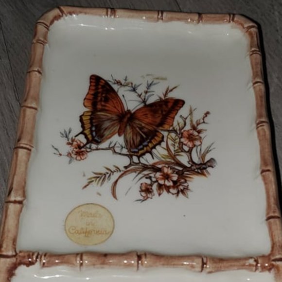 Treasure Craft Butterfly Trinket Dish - Picture 5 of 7